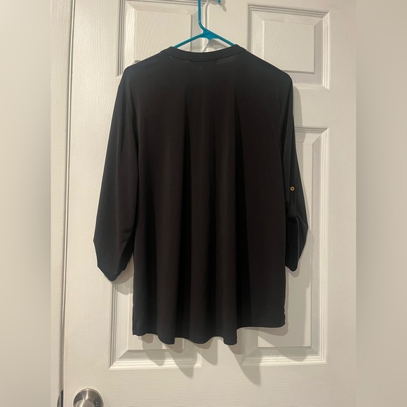 Company Ellen Tracy Zip Up Blouse - Size XL - Picture 5 of 7
